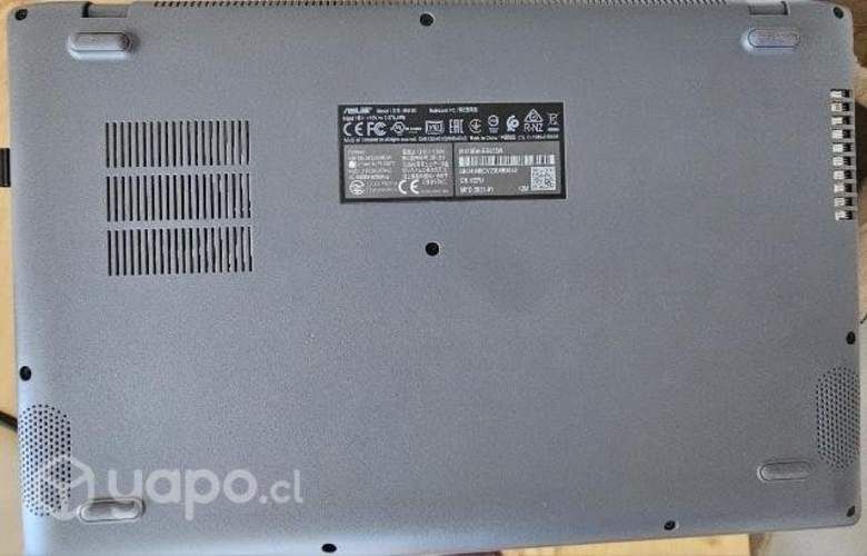 Notebook con dos meses de uso