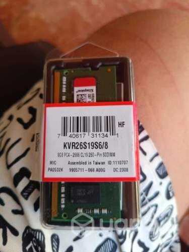 Memoria ram 8gb ddr4 kvr26s19s6/8