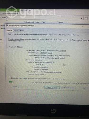 Computador portátil HP 240 G7 Core i5