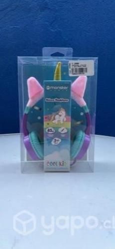 Audífonos Monster Coolkid Unicornio Niños