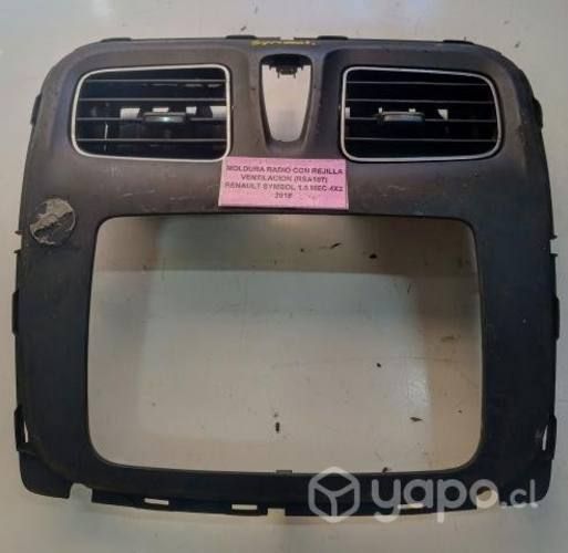 Moldura Radio Con Rejilla Ventilación Renault