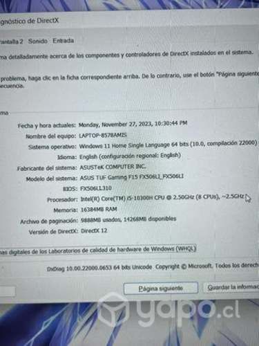 Notebook Gamer 1650ti i5 10th 16 RAM TUF f15