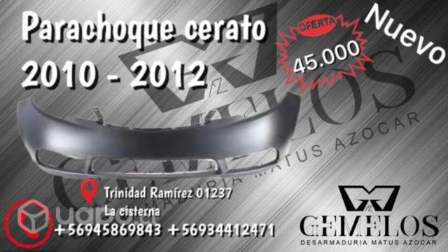 Parachoque Kia Cerato c 2010-2012