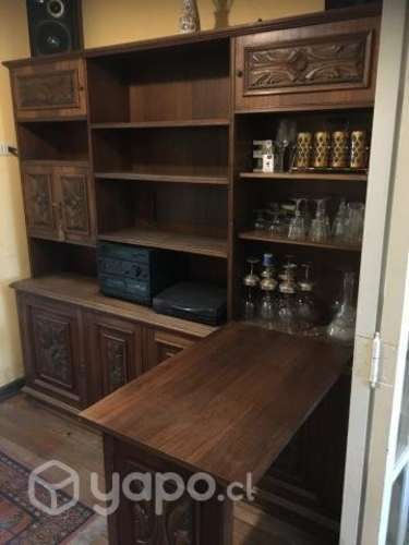 Bufet - Bar de madera nativa( plegable )