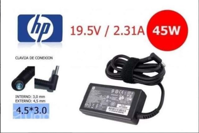 Cargador Hp Original 19.5v 2.31a Pin Azul