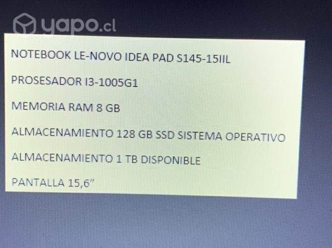 Lenovo idea s145-siiL