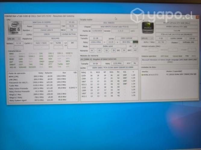 Notebook DELL G15 5510