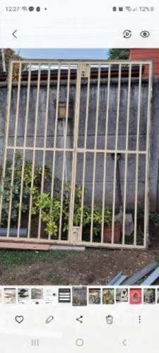 Reja de fierro 2 hojas