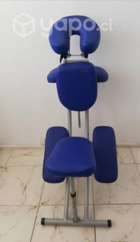 Silla para masaje color azul
