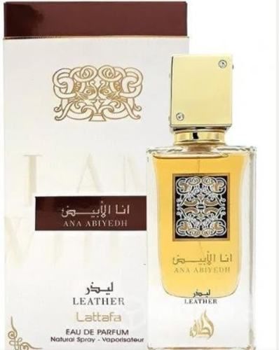Perfume Ana Abiyedh Leather Lattafa 60Ml EDP