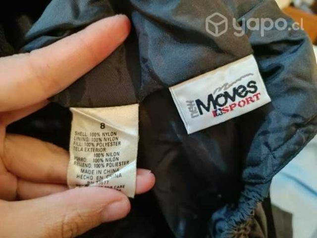 Overol de nieve talla 8