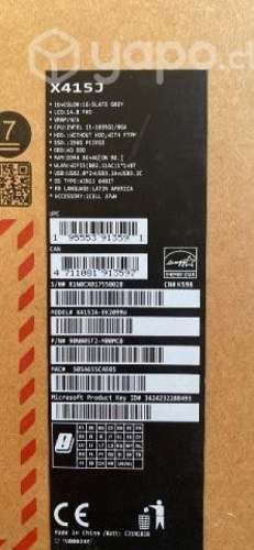 Notebok asus x415J