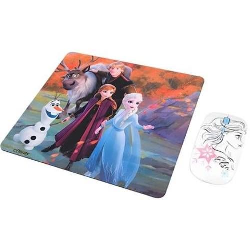 Kit mouse inalambrico y pad mouse frozen