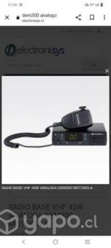 Radio base Motorola dem 300