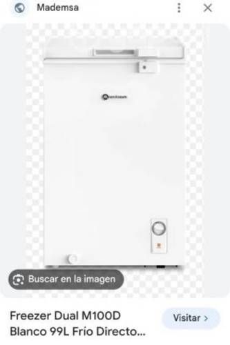 Congeladora nueva Madensa