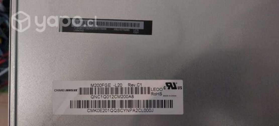 Pantalla Lenovo 20" para repuesto