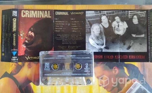 Cassette música metal chileno