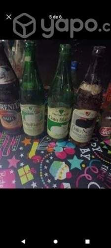 Botellas antiguas de vidrio
