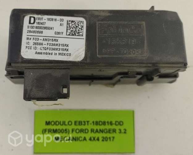 Modulo EB3T-18D816-DD (FRM005) Ford Ranger 2017 3