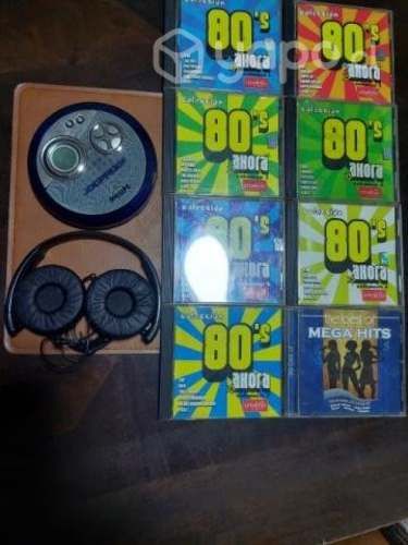 DISMAN + COLECCION DE CD LOS 80s