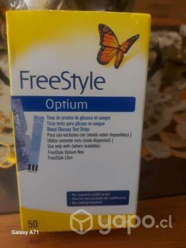 Tiras Reactivas Free Style Optium
