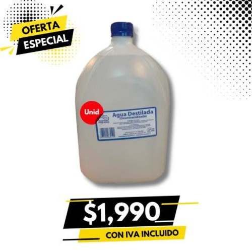 Agua Destilada / Desmineralizada 5 Litros