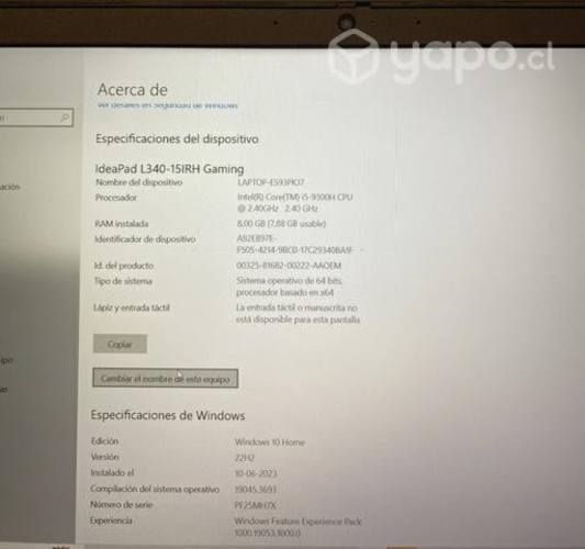Lenovo Ideapad L340 Gaming