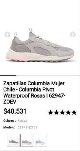 Zapatillas mujer Columbia waterproof