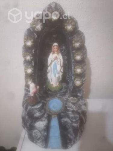 Figura yeso virgen