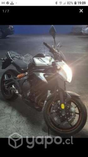 Kawasaki er6n, año 2017. impecable