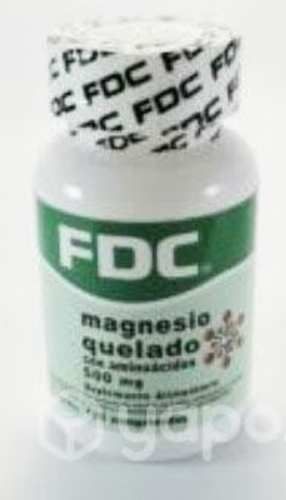 Magnesio Quelado 500 mg. 100 cápsulas