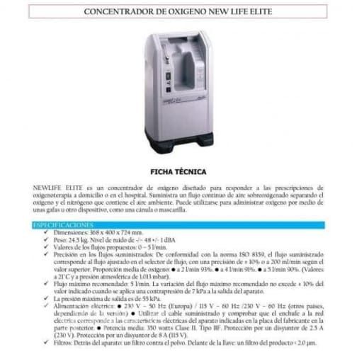 Concentrador de oxigeno