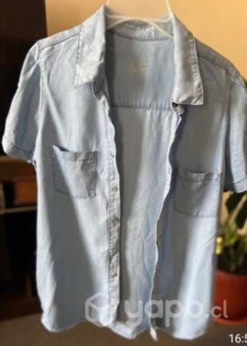 Blusa mezclilla marca basement talla m