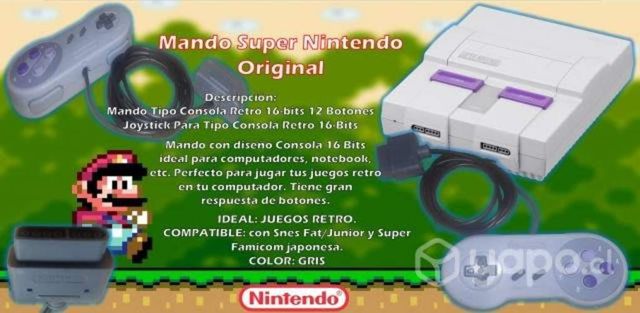 Mando Super Nintendo Original