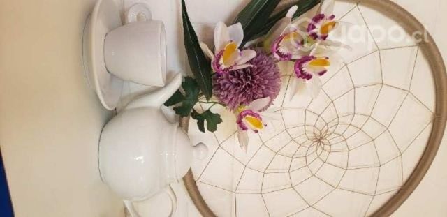 Tetera + set de vasos y platos