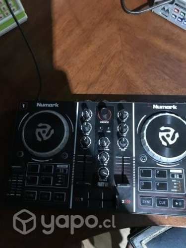 Controlador DJ party mix con luces