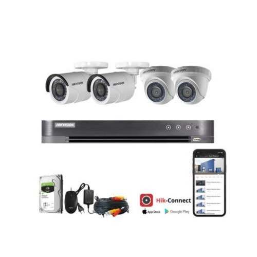 Kit cctv hikvision 4ch fhd