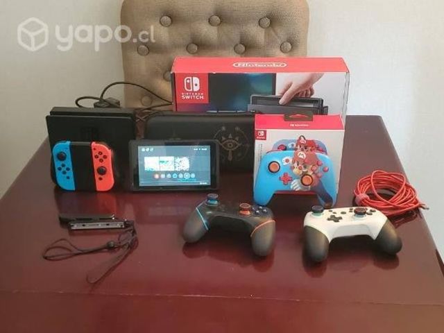 Nintendo Switch + 3 juegos + Accesorios