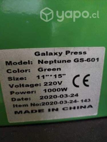 Plancha de sublimación