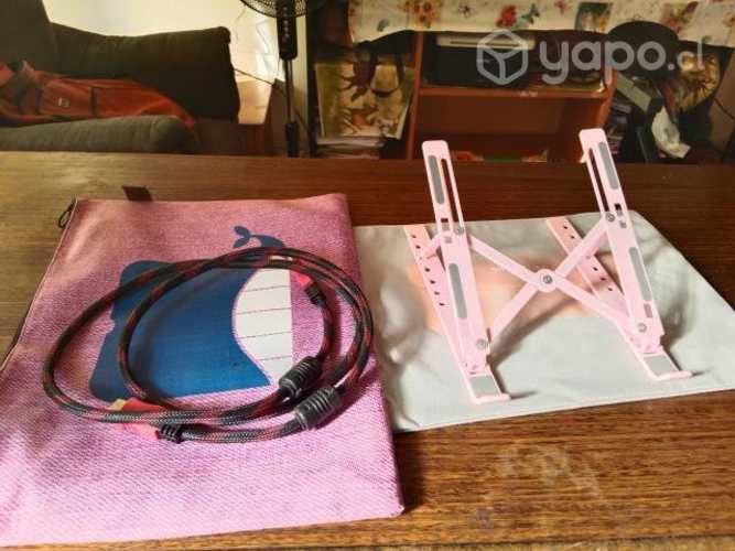 Pack de soporte elevador pc+ cable hdmi+regalos