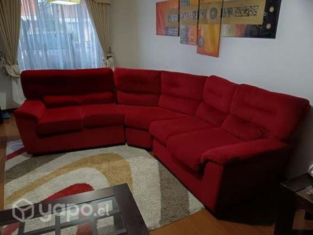 Sofá rojo