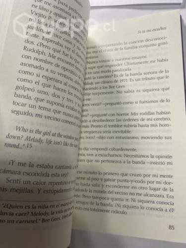 Libro Si Tú Me Escuchas, Daniela Márquez ORIGINAL