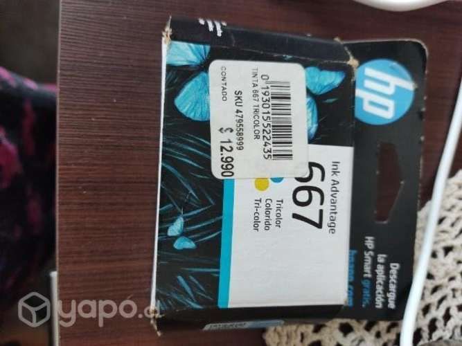 Tinta impresora original HP 667