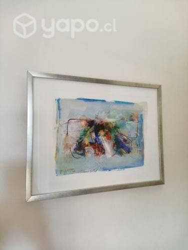 Cuadro Tom Araya con marco