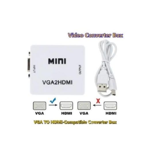 Adaptador VGA a HDMI HDTV Convertidor VGA hembra a