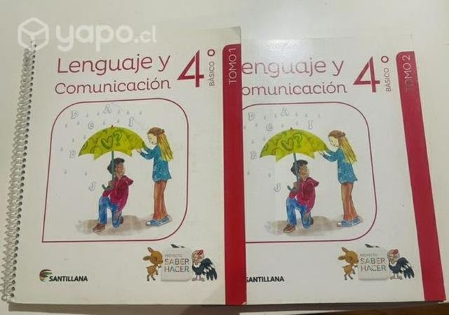 Libro lenguaje 4to Basico Santillana saber hacer