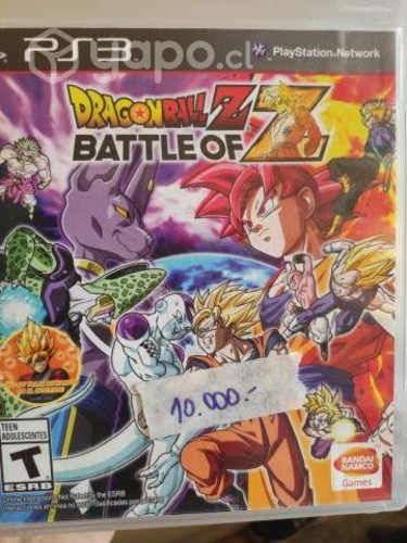 Juego ps3. dragonball z. battle of z.