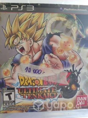 Juego ps3. dragonball z ultimate tenkaichi