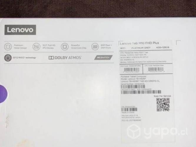 Tab Lenovo M10