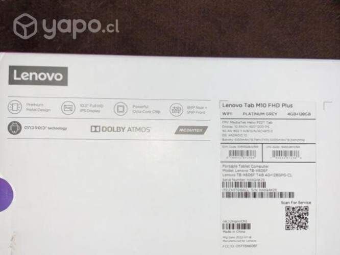 Tab Lenovo M10